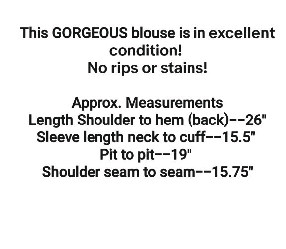 Laurence Kazar Vintage Top Size M 100% Silk Beaded Sequin Black Lined Blouse 