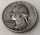 🟅 1953-D 90% Silver Wash. Quarter 25¢ 73-Year-Old Coin