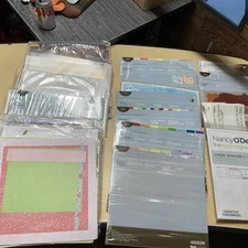 Creative Memories Lot: 12x12 Paper Pages All Open Packs See Photos, Over 10 Lbs!