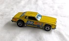 Vintage Hot Wheels 1974 Monte Carlos Stocker 38 Yellow Hong Kong