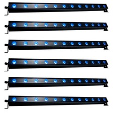 6 American DJ ADJ ULTRA HEX BAR 12 12x10W RF RGBAW UV LED DMX Wash Bar Lights
