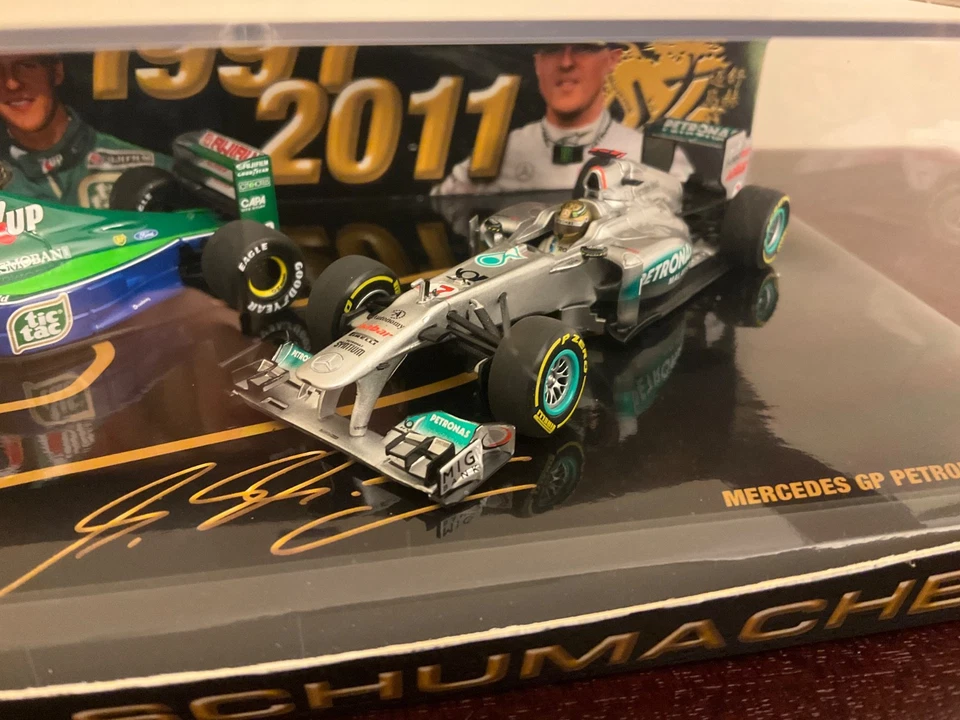 Minichamps 1:43 JORDAN 191 MERCEDES W02 Michael Schumacher 20th BELGIUM GP RARE - Image 3 of 4