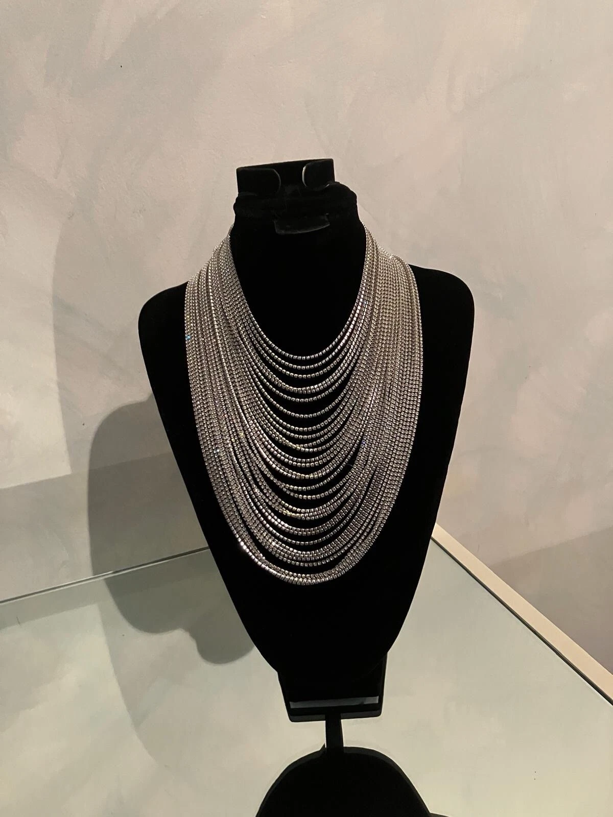 Collana Cristallo Multifilo Originale Christian Dior Galliano