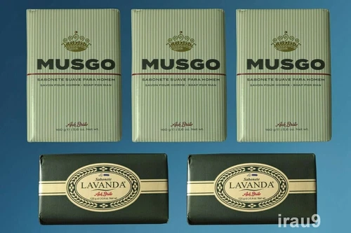 5 Soaps Portuguese Claus Porto Ach Brito, 3 Musgo Real 2 Lavander, Personal care