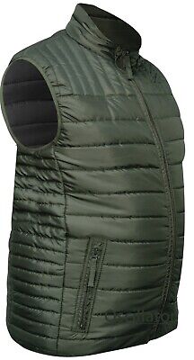 Mens Sleeveless MM GILET Body Warmer Puffer Quilted Padded Bomber Jackets Gilets