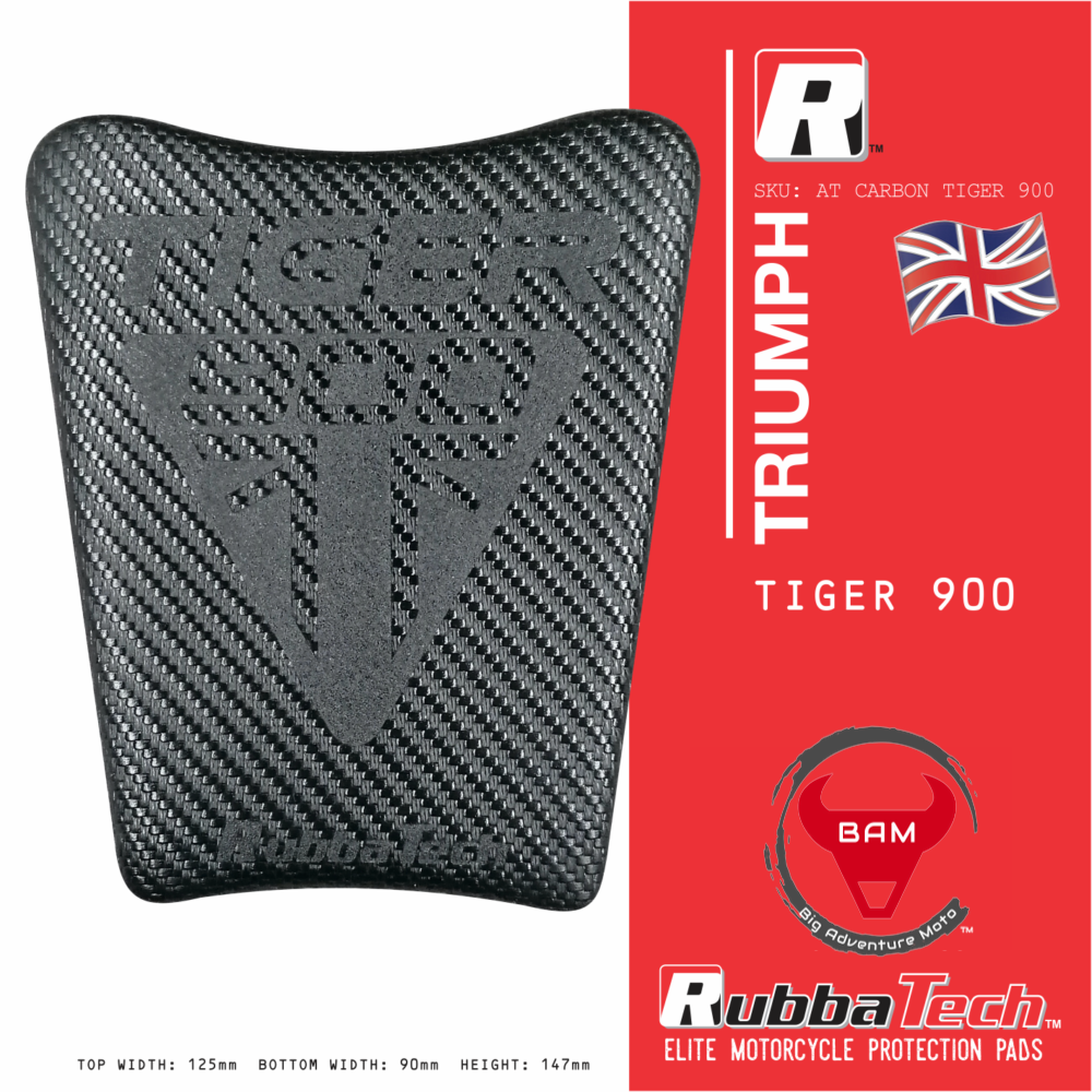 RubbaTech Triumph Tiger 900 rubber tank pad
