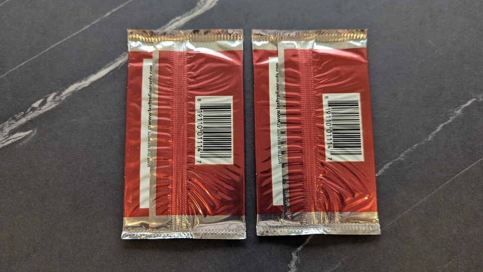 2x Lot of 2015 Leaf Draft Football Sealed Packs - Image 2 of 2