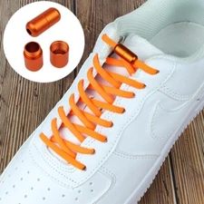 Oval No Tie Lock Shoelaces Elastic Shoe Laces String For Kids Adults Sneakers