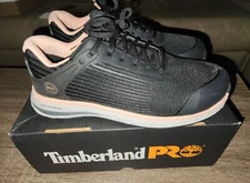 Timberland Pro Drivetrain Composite Safety Toe Women's Size 9 Black/Pink