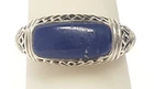 Blue Lapis Lazuli Sterling Ring Size 7 Silver 925 Openwork Thailand CNA Vtg