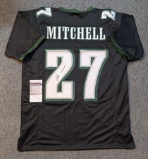 PHILADELPHIA EAGLES QUINYON MITCHELL AUTOGRAPHED SIGNED JERSEY JSA COA