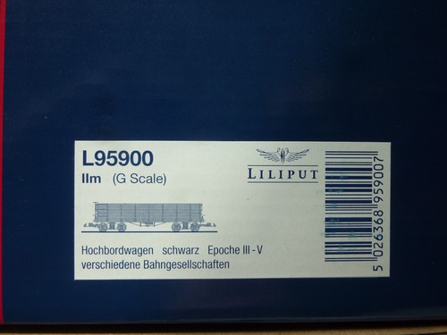 Liliput 95900 Spur G Hochbordwagen schwarz | Zustand: Neu