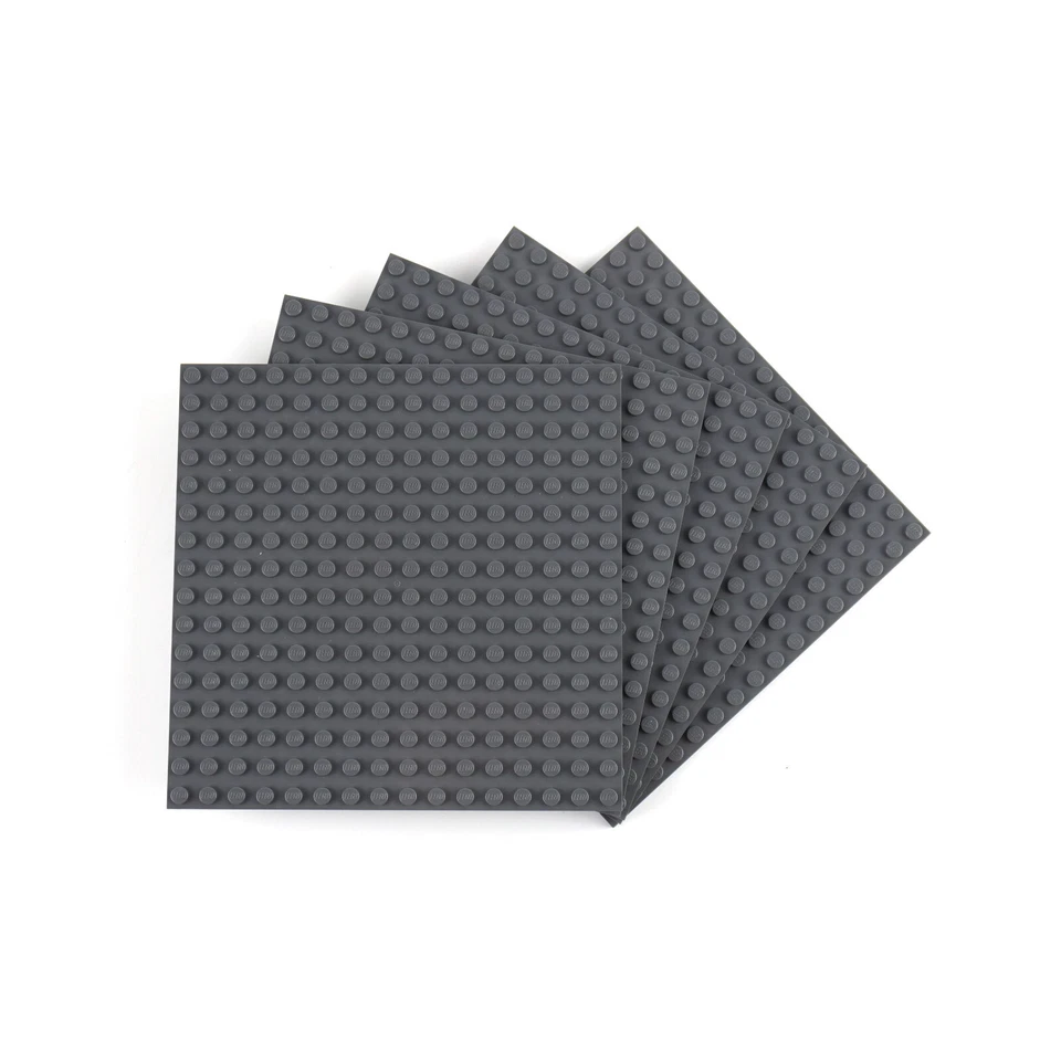 LEGO® 16x16 Bauplatten Platten Dunkelgrau - Beidseitig bebaubar - 91405 NEU - Bild 2 von 4