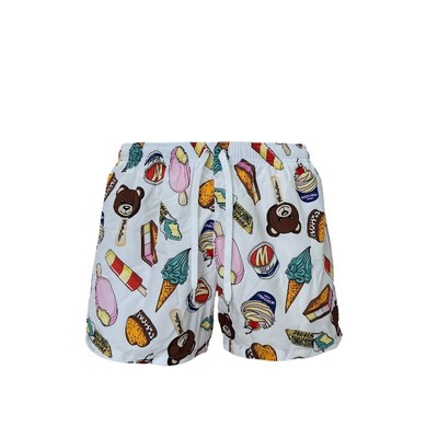 Kostüm Herren MOSCHINO Schwimmen V3A4237 Shorts Boxer Meer Weiß