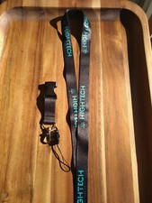 High Tech cannabis co. lanyard id holder. new unused, 420 weed. rare. black/blue