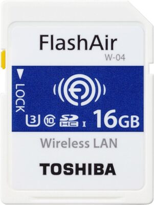 東芝 - TOSHIBA FlashAir W-04 Wireless LAN 16GB TOSHIBA FlashAir W-04 16GB Wireless LAN Memory Card NEW