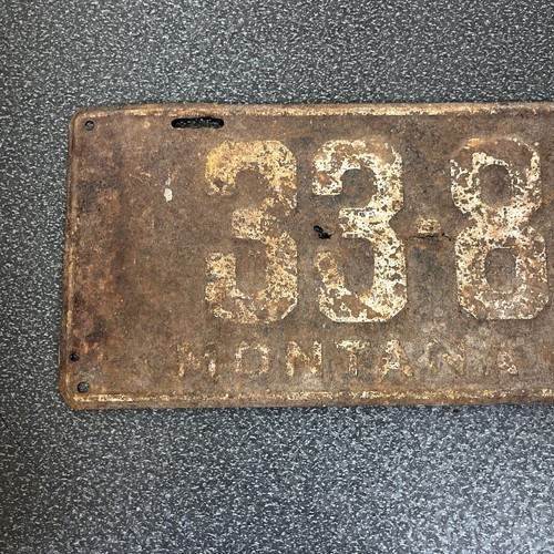 Vintage 1932 Montana License Plate - Picture 2 of 8