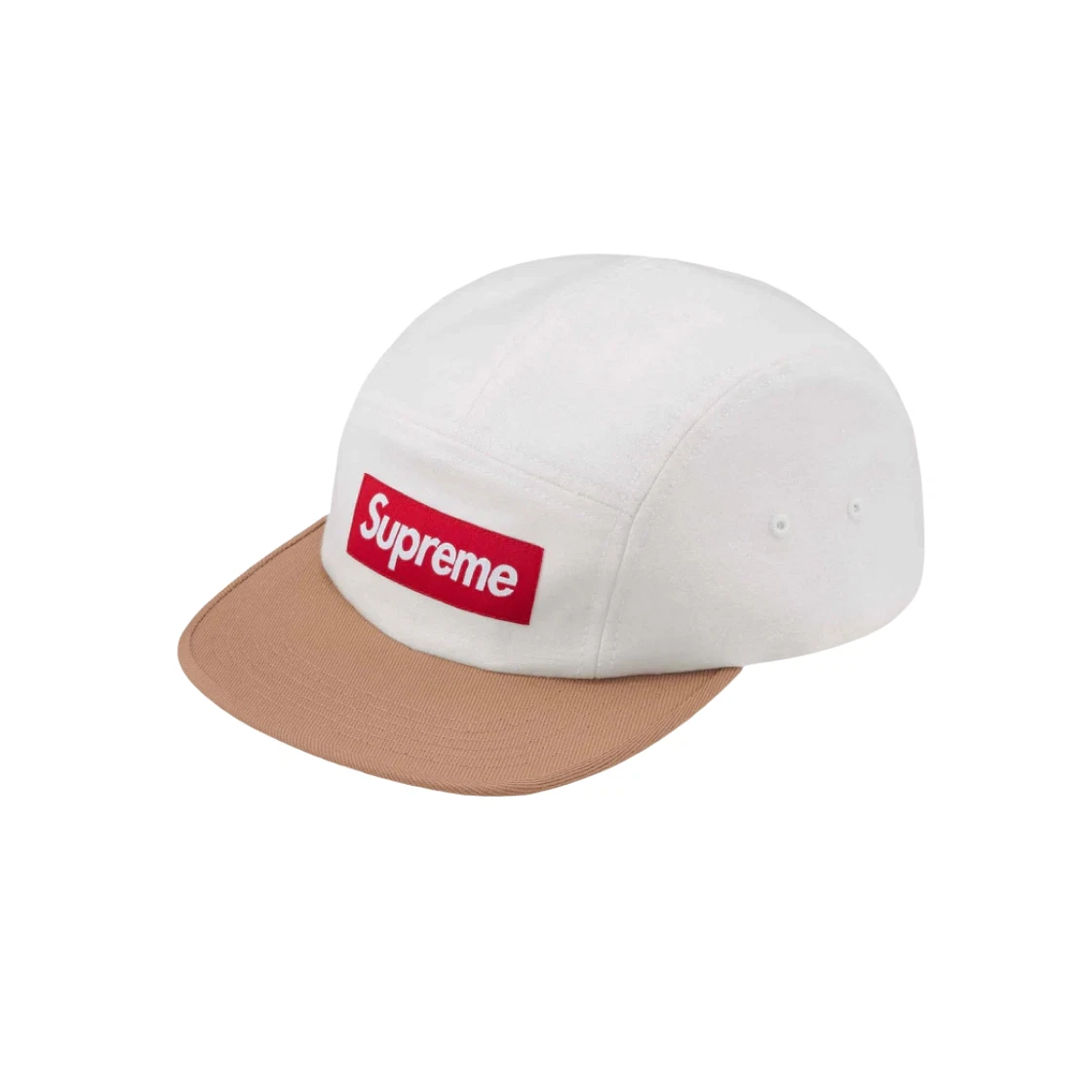 Casquette de camp Supreme 2 tons blanche   23FW  