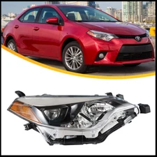 For 2014 2015 2016 Toyota Corolla Headlights Headlamps Assembly Passenger Side