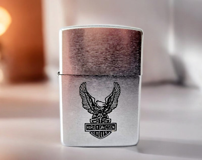 Vintage Zippo Harley-Davidson Special Edition Lighter 1990s Silver