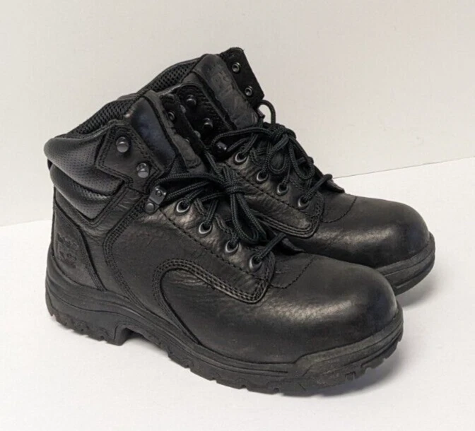 Timberland PRO Titan Safety Toe Work Boots Black Women s 10 M eBay