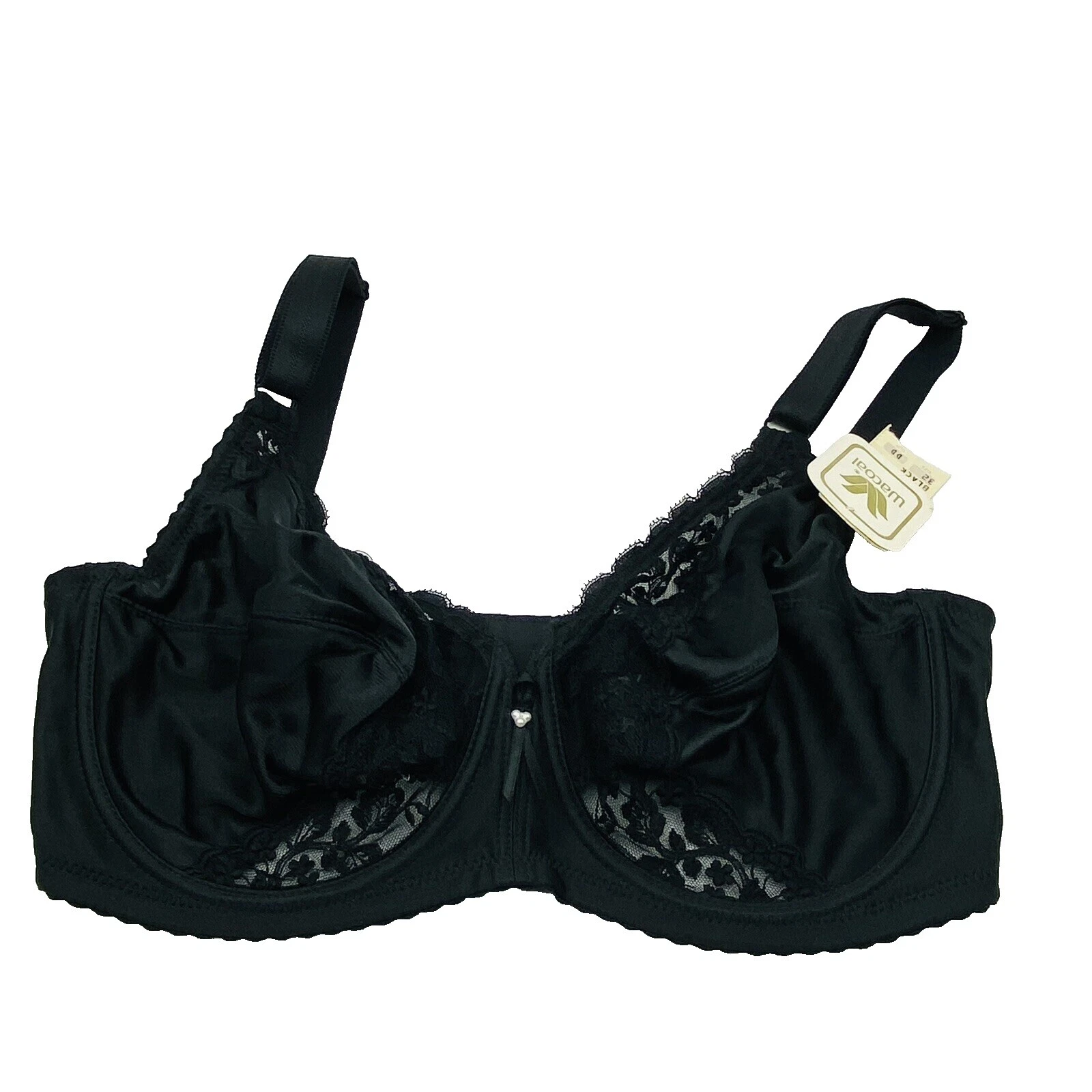 Bras de Encaje Negro Vintage para Mujeres