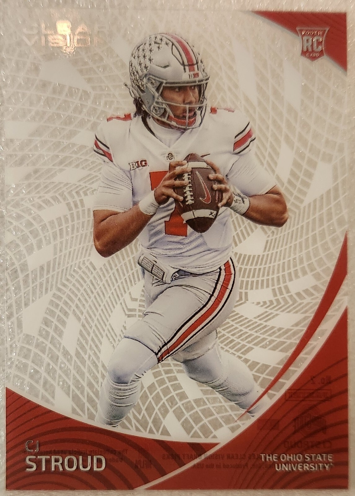 2023 Panini Chronicles Clear Vision Draft Picks CJ Stroud RC #2 Buckeyes