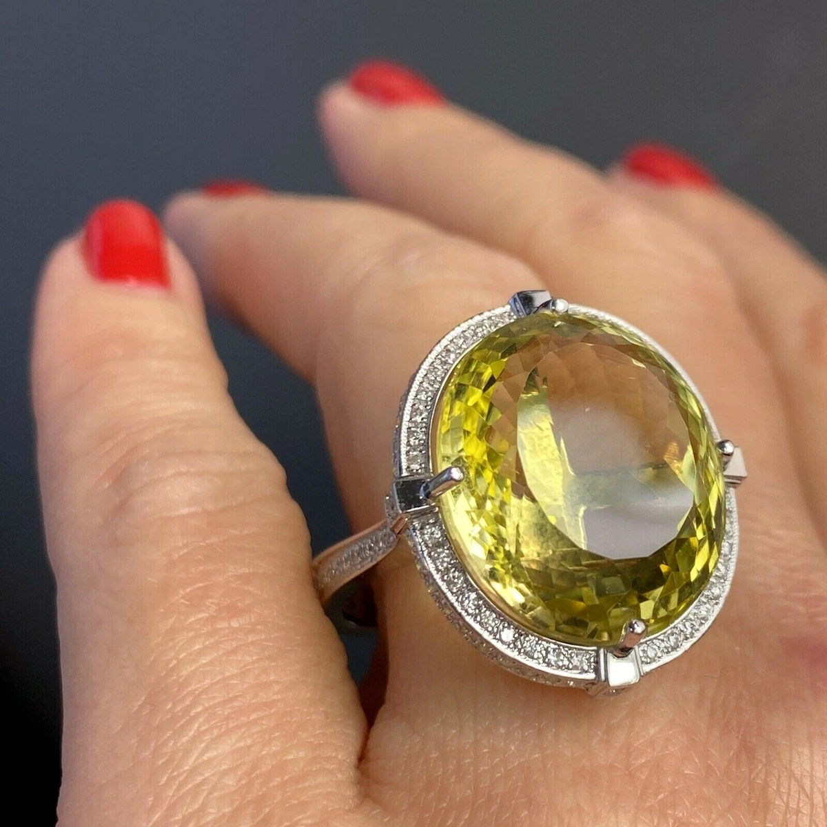 Lemon diamond ring shop