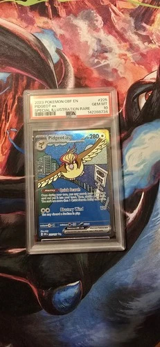 Pokemon Scarlet & Violet Obsidian Flames Pidgeot EX #225/197 PSA 10