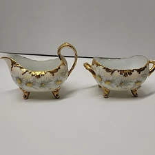 Vintage Ornate Sugar Bowl And Creamer Bowl( No Lids)