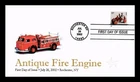 Dr Jim Stamps Antique Toy Fire Engine First Day Of Issue Cover FPMG Cachet