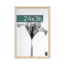 MCS Studio Gallery Classic 24x36 Poster Frame Natural Woodgrain Engineered Wood,