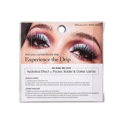 KISS Lash Drip False Eyelashes Spiky X Boosted Volume Icy 1 Pair image 7