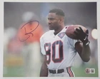 ANDRE RISON Signed Auto 8x10 Photo Atlanta Falcons BECKETT Witnessed