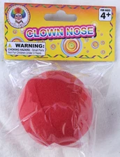 Red Foam Clown Nose Costume Halloween DressUp