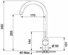 Rubinetto cucina Franke POLA 115.0298.097 B-WARE - Immagine 2 di 4
