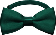 Solid Color Bow Ties for Boys Girls Adjustable Kids Bowtie