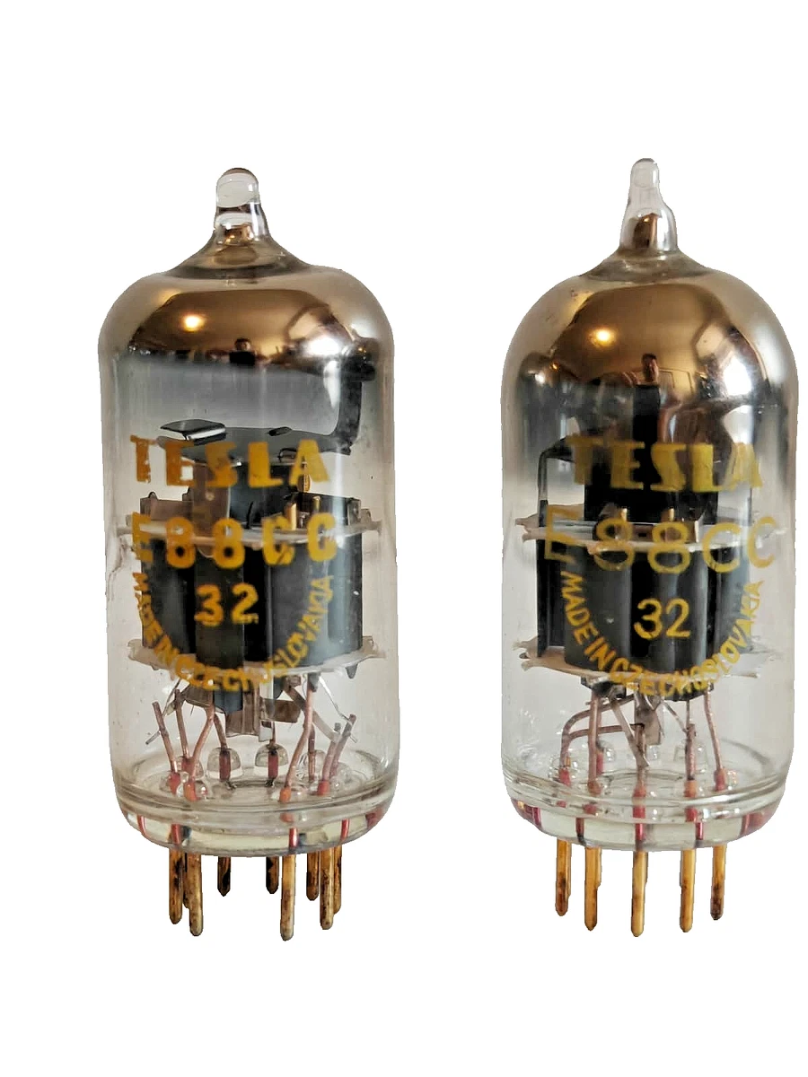 JJ Electronics Tesla 12AX7 ECC83-S Paire de tubes à vide assortis