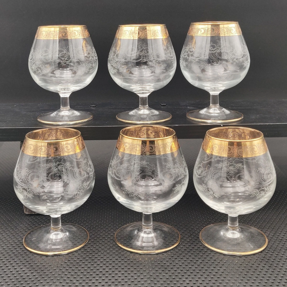 Gold Brandies/Cognac Snifters for sale | eBay