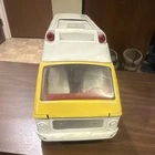 Tonka Pressed Steel Van Yellow White Vintage Toy Vehicle Collectible Diecast