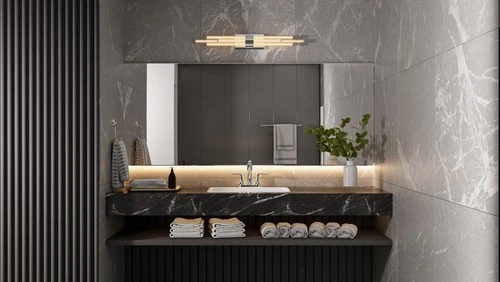 Quoizel PCTAL8632 Talbott 8 Light 32"W LED Bath Bar - Chrome - Picture 7 of 12