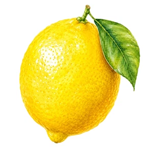 Lemon Fruit Food Self Adhesive Vinyl Sticker