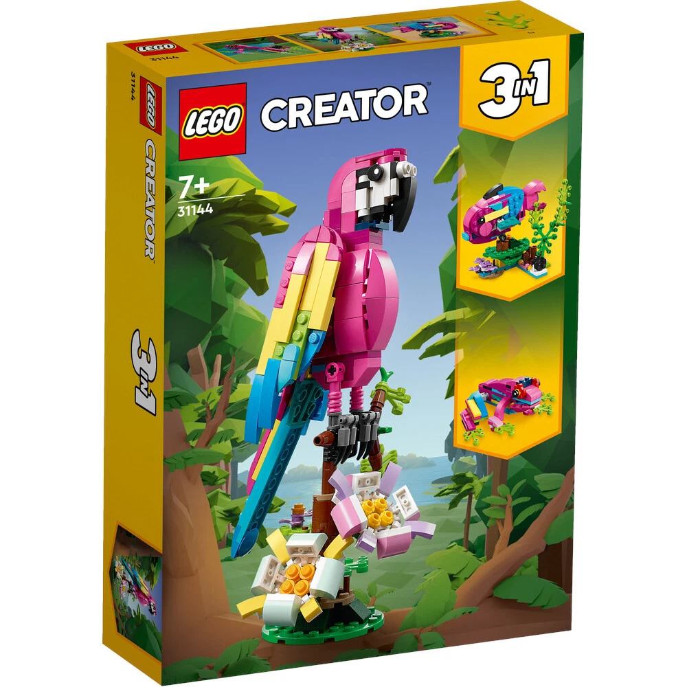 LEGO Creator 3-en-1 The Parrot Exotic Pink 31144