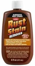 WHINK Liquid RUST Stain Remover Cleans Fabrics Bathroom White Bowls Sinks 6oz