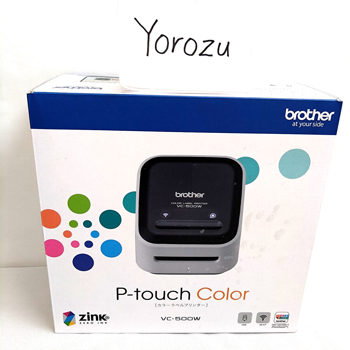 ブラザー(brother) VC-500W P-touch Color RVC500W | CompactColorPrinter | By Brother