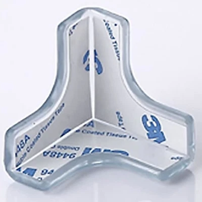20x Mesa EWANTO, Protector Esquinas Seguridad Silicona Transparente con Adhesivo