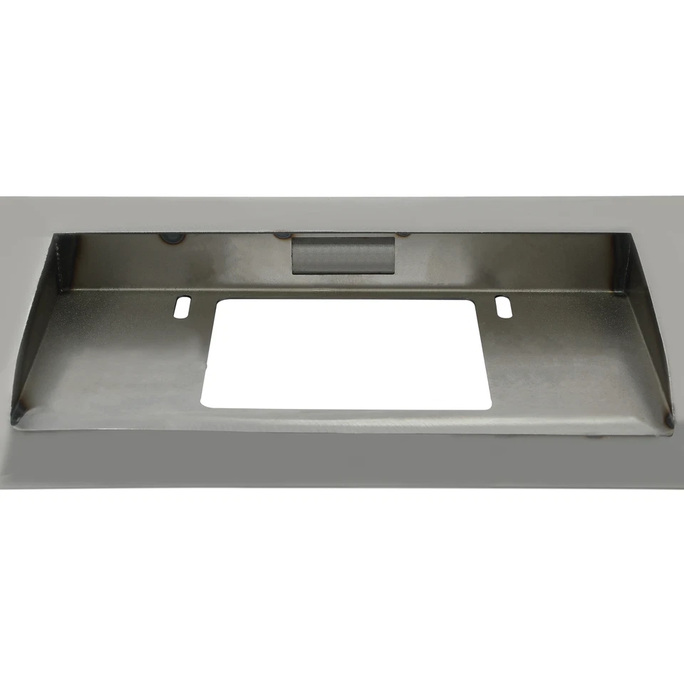 FOR 72-93 DODGE D100/150/250 PICKUP Steel Rollpan W/Plate box Center & LED Light - Image 2 of 4