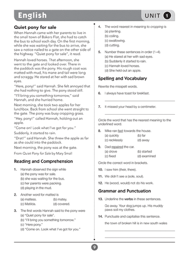Excel Basic Skills - English and Mathematics Year 3 Age 8 - 9 - Picture 8 of 11