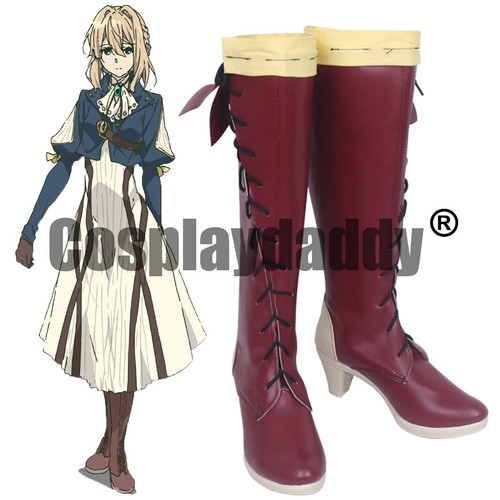 Anime Cosplay Shoes Heel Boots 