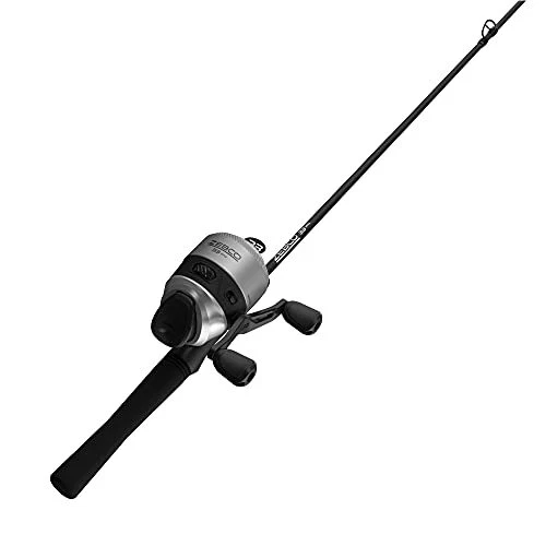 Combo de carrete y caña de pescar Zebco 33 MAX Spincast, caña de 6 pies 6 pulgadas 2 piezas con-